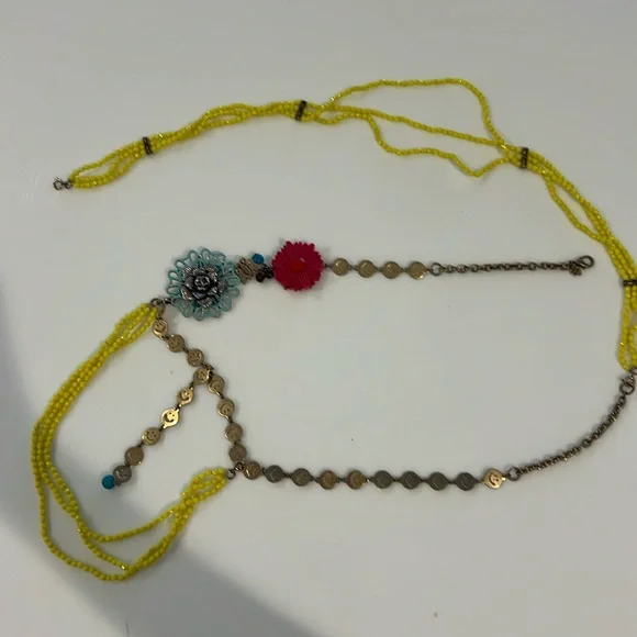 Lucky Brand | Accessories | Yellow Plastic Beaded Smiley 